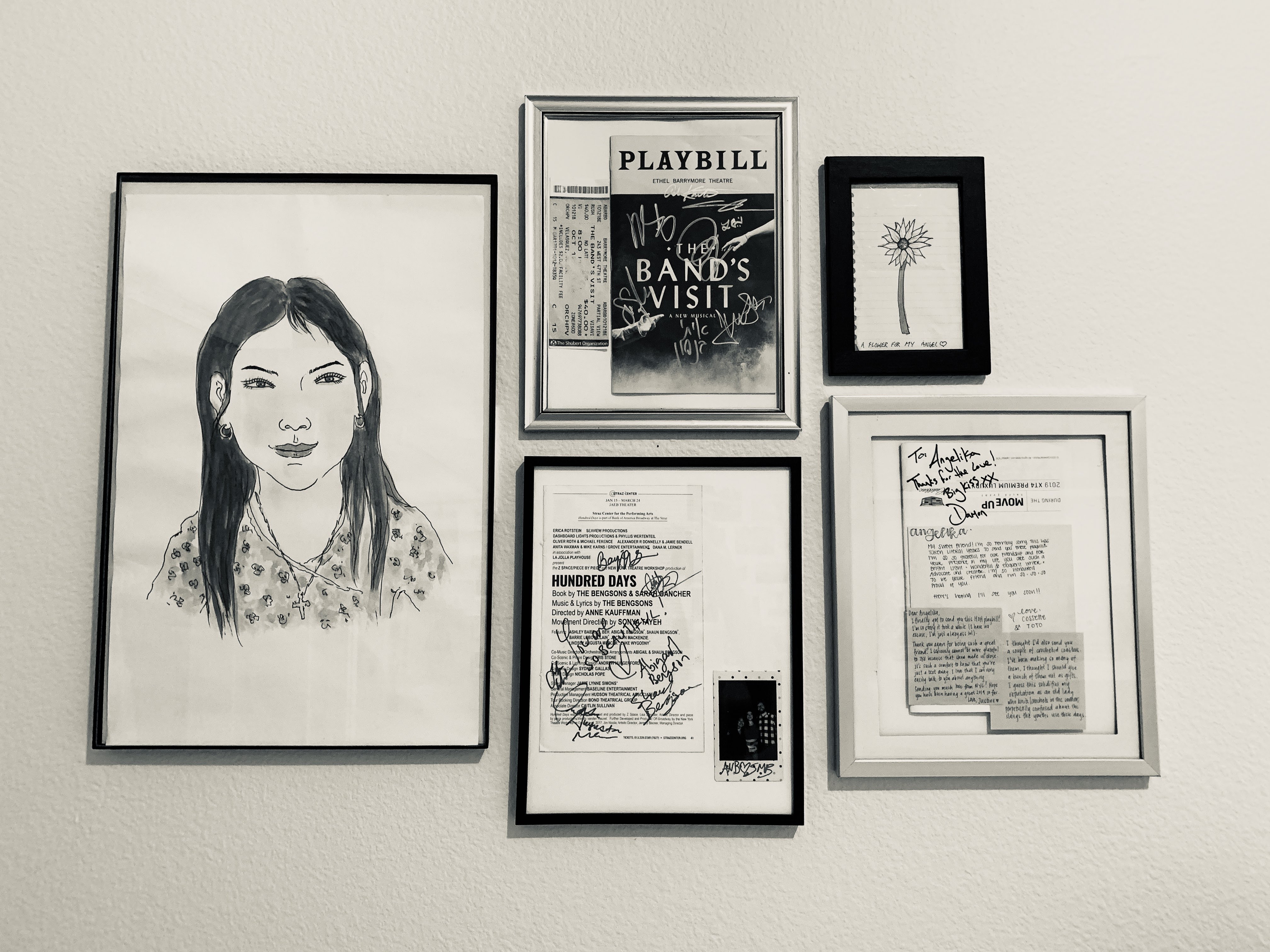 The wall above my vanity which I call my "Spark Joy Wall." (Photo by DefiningAngelika)